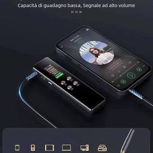 Grabadora de Voz Metálica Directa de Fábrica, 32/64GB, USB 2.0, Carga Rápida, para Conferencias, Entrevistas, Grabación de Clases, Lápiz de Audio Portátil - Product Image 3