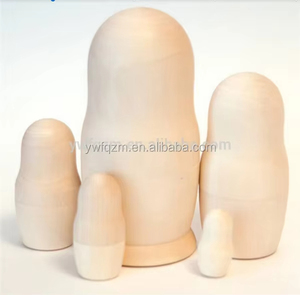 Bambole Russe Matrioska <span class=keywords><strong>in</strong></span> <span class=keywords><strong>Legno</strong></span> Fatte a Mano per Bambini, <span class=keywords><strong>Giocattoli</strong></span> Educativi con Disegni Cartoon - Product Image 5