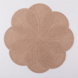 Nouveau design personnalisé <span class=keywords><strong>en</strong></span> forme <span class=keywords><strong>de</strong></span> fleur 2026, <span class=keywords><strong>tapis</strong></span> <span class=keywords><strong>de</strong></span> table <span class=keywords><strong>en</strong></span> <span class=keywords><strong>jute</strong></span> naturel pour <span class=keywords><strong>cuisine</strong></span> et salle à manger, vente chaude - Product Image 2