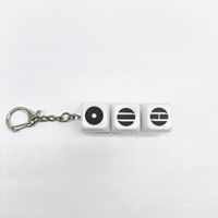 2026 K-pop World Tour Concert Comeback Plastic Three-click Decompression Keyring Kpop Fidget Clicker With Light Keycap Keychain