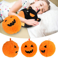 Balle en peluche gonflable mignonne pour Halloween, style sac intérieur en PVC, boule décorative moelleuse, jouet interactif, petit orb moelleux pour enfants