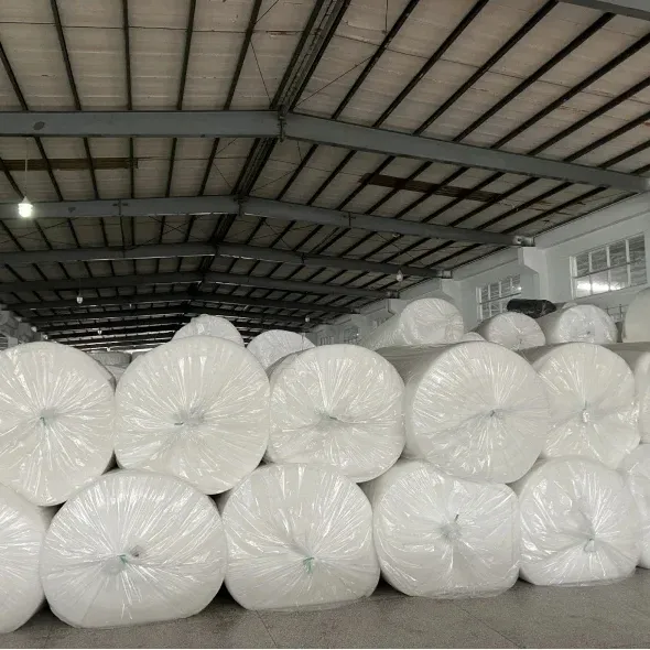 Good resilience nonwoven polyester sofa wadding filling material rolls