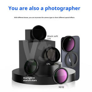 Kit d'adaptateurs de filtres magnétiques MagSafe pour téléphone avec filtres CPL ND Black Mist de 52 mm pour la photographie sur smartphone - Product Image 6