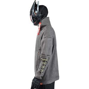เสื้อสเวตเชิ้ตครึ่งซิป FOXA Techwear สำหรับผู้ชาย ผ้าฟลีซ ระบายอากาศได้ดี ดีไซน์กระเป๋า - Product Image 3
