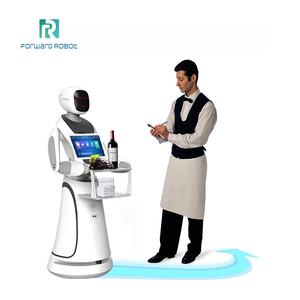 Robot de livraison multifonctionnel Renhuan Amy pour hôtel et restaurant avec interaction vocale et salutation d'accueil - Product Image 5