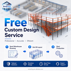 Scaffalatura Industriale Smartlog Senza Bulloni in Acciaio <span class=keywords><strong>per</strong></span> Soppalchi e Magazzini di Grandi Dimensioni - Product Image 5