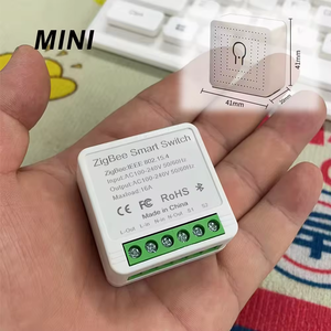ZigBee มินิสวิตช์ไฟไร้สาย WIFI สมาร์ท DIY สวิตช์ไฟ16A การควบคุมบ้านอัจฉริยะทำงานกับ ewelink smartthings <span class=keywords><strong>Alexa</strong></span> - Product Image 2