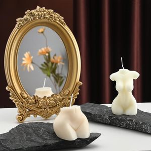 Vela de Soja con Forma de Cuerpo Femenino, Vela con Busto de Mujer, Decoración <span class=keywords><strong>para</strong></span> el Hogar, Navidad, Dormitorio, Baño, Decoración Estética (Blanca) - Product Image 3