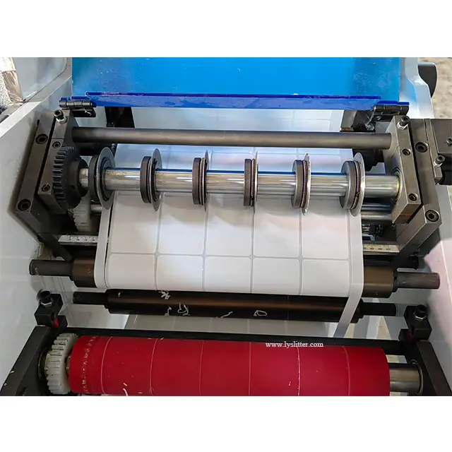 High Quality Raloyal Automatic Blank Label Rotary Die Cutter with Turret Rewinding