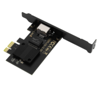 ZGHON 2.5G PCI-E RJ45 Kartu Jaringan Intel I226-V Master Chip 100/1000/2500Mbps PCIe X1 Adaptor Lan Win10 Win11
