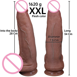 <strong>Hot</strong> Sale OEM Extra Large Realistic Dildo Body Safe Liquid Silicone <strong>Anal</strong> Plug for Women Customizable Adult <strong>Sex</strong> Toys for <strong>Wholesale</strong> - Product Image 3