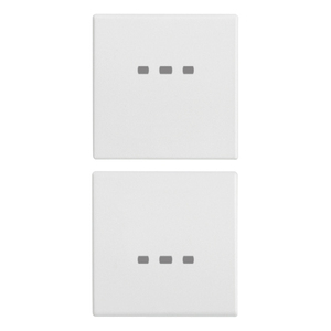 Custom White Half Key Wall <b>Switch</b> 1M Neutral 6.5 In Length 4 In Width 1 In Height - Product Image 1
