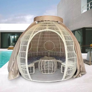 Chaise longue de piscine moderne pour hôtel, mobilier d'extérieur, lit de soleil pour villa de plage, chaise longue en aluminium pour balcon avec cordage - Product Image 5