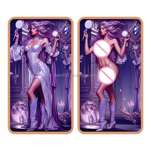 Tarjetas de Tarot de las <span class=keywords><strong>Siete</strong></span> <span class=keywords><strong>Pecados</strong></span> <span class=keywords><strong>Capitales</strong></span>, Tarjetas de Oráculo con Arte Colorido de Mujeres, Monedas de Cobre, Barra de Lingotes de 1oz con Pureza del 999 - Product Image 2