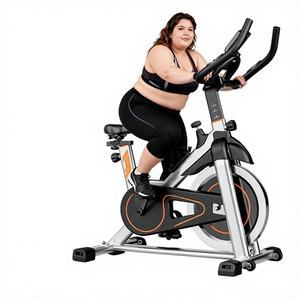 Vélo de spinning compact en acier pour entraînements à domicile avec capteur de pouls, résistance magnétique et affichage numérique – Vente en gros - Product Image 1