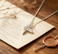 Collier Colibris Creux en Acier Inoxydable, Pendentif Oiseau Filigrané, Bijou Délicat pour Femme, Cadeau pour Dames, Usage Quotidien