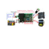 Carte de contrôle pour distributeur d'eau LFT modèle LFT-IOT02 en plastique, épaisseur 1,6 mm, paiement par pièce de monnaie en cuivre de 1 OZ / carte magnétique / carte à puce, garantie 1 an