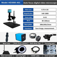 Mikroskop Monokuler Digital Boshida HD3000-A01 dengan Fokus Otomatis untuk Menyimpan Gambar dan Pengukuran