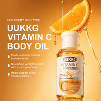 Minyak Tubuh Vitamin C UUKKG Wholesale Travel 75ml, Mencerahkan Kulit, Antioksidan, Melembapkan, Mengencangkan, Menutrisi Kulit Tubuh Kering