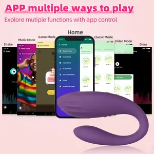 Bluetooth Control Adult Sexspielzeug Paar Vibrator mit <span class=keywords><strong>Dual</strong></span> Wearable Design Frauen Klitoris Stimulator G-Punkt <span class=keywords><strong>Massage</strong></span> gerät - Product Image 3