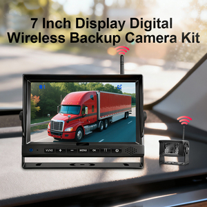 Wireless Backup <b>Camera</b> Security <b>System</b> Digital 7 Inch Monitor With Infrared for Vehicle School Bus YB-Wireless-X38 Wireless Secu - Product Image 1