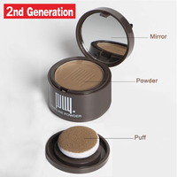 Corrector de Cejas Instantáneo a Base de Hierbas, Sin Aceite, Resistente al Agua, Fijación Fuerte, Polvo para Dar Volumen al Cabello, Sin Perfume