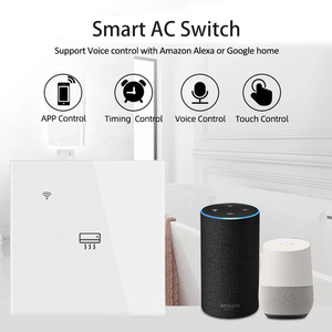Smarter WLAN-Touch-Schalter aus gehärtetem Glas für Klimaanlagen, EU & UK, 20A 240V, leistungsstarker Wandlichtschalter für Smart Life - Product Image 4