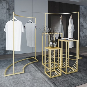 Scandinavian Minimalist Multi-Style Fashion <strong>Display</strong> Rack with Accessories Holder, Modern Store <strong>Fixtures</strong> - Product Image 2
