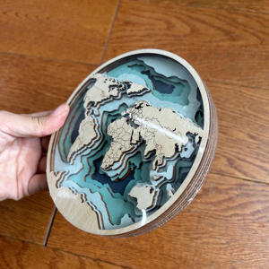 Fabricante de madera láser, 6 capas, corte láser, <span class=keywords><strong>mapa</strong></span> <span class=keywords><strong>3D</strong></span> <span class=keywords><strong>del</strong></span> <span class=keywords><strong>mundo</strong></span>, panel multicapa, <span class=keywords><strong>mapa</strong></span> <span class=keywords><strong>del</strong></span> <span class=keywords><strong>mundo</strong></span> de madera <span class=keywords><strong>3D</strong></span> - Product Image 3