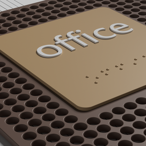 Nouvel arrivage de plaques de porte conformes à l'ADA, panneau de numéro de chambre d'hôtel en acrylique avec braille tactile pour <span class=keywords><strong>Apt</strong></span> Building - Product Image 3