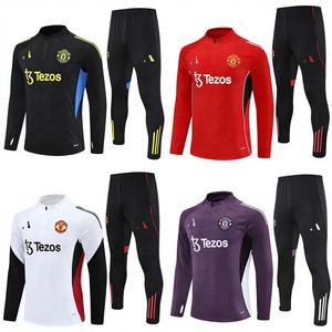 サッカー用 大人用 カスタム 秋冬 長袖 ハーフプル プレマッチ ウォームアップ クロスボーダー ヘアジェネレーション - Product Image 2