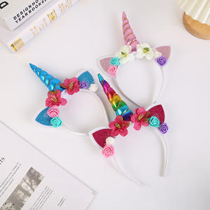 Bandeau de <span class=keywords><strong>licorne</strong></span> américaine européenne Nouveautés de fête d'Halloween pour enfants pour <span class=keywords><strong>Amazon</strong></span> Chapeaux Vente en gros Transfrontalier - Product Image 2