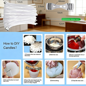 <span class=keywords><strong>Kit</strong></span> Completo Professionale <span class=keywords><strong>per</strong></span> la Creazione <span class=keywords><strong>di</strong></span> <span class=keywords><strong>Candele</strong></span> Fai-da-Te in Cera <span class=keywords><strong>di</strong></span> <span class=keywords><strong>Soia</strong></span> Profumata con Silicone, <span class=keywords><strong>per</strong></span> Principianti e Avviamento Attività Artigianale - Product Image 6