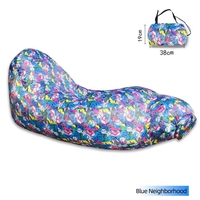 Fauteuil gonflable portable direct usine, canapé-lit individuel, transat de voyage pour camping, pique-nique et usage extérieur