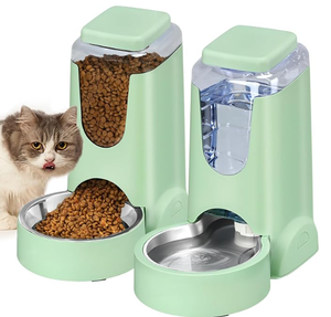 Sınır ötesi büyük kapasiteli evcil hayvan otomatik su sebili, köpek otomatik besleyici, paslanmaz çelik su sebili - Product Image 4