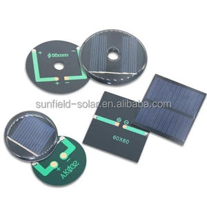 Personalizado 60x60mm 80mA 0.4W 0.45W 0.5W 5V 5.5V Mini PET resina epóxi policristalino DIY painéis solares para 3.7V bateria de carregamento - Product Image 4