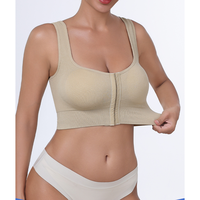 Soutien-gorge gothique à fermeture avant, correcteur de posture dorsal, sous-vêtements antichoc, veste de sport, soutien-gorge push-up sans couture pour femmes