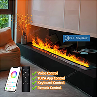 Chimenea de Vapor de Agua Comercial con Efecto de Llama Realista, Inserto Eléctrico 3D Wasserdampf <span class=keywords><strong>Kamin</strong></span>, Se Acepta ODM - Product Image 2