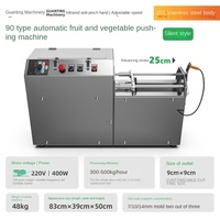 Commerciële automatische strookjesduwer voor aardappelen, radijs, zoete aardappel, friet, snijmachine, multifunctioneel voor fruit en groenten