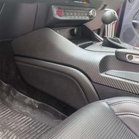 Kits de remplacement intérieur en Fiber de carbone sec pré-imprégné pour console centrale ford Mustang S650 6pc Combo 2024-2026