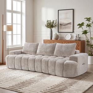 Sofá Modular Envasado al Vacío, Sofá de Dos Plazas, Sofá de Burbujas de Lana, Sofá Moderno Ecológico, Sofá Seccional Cuadrado - Product Image 1