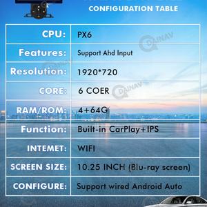 Autoradio Android 9 de 10,25 pouces pour Audi TT 2015-2022, écran tactile multimédia 64 Go, navigation GPS, lecteur stéréo, unité principale - Product Image 2