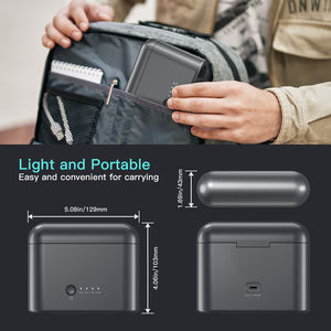 <span class=keywords><strong>Chargeur</strong></span> Rapide Double USB-C 18W pour <span class=keywords><strong>Batterie</strong></span> d'Appareil Photo <span class=keywords><strong>NP</strong></span>-<span class=keywords><strong>FZ100</strong></span>, Compatible avec <span class=keywords><strong>Sony</strong></span> A7iii, A7R V, A7R IV, Alpha A7C, A9/A9S, A6600, A7R3 - Product Image 5