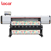 Locor sıcak satış 6ft 6 kafa 8 kafa i3200 baskı kafaları tekstil kumaş BASKI MAKİNESİ geniş format yazıcı