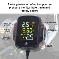 Capteur TPMS numérique Lancol M-03, capteur interne, moniteur de pression des pneus pour motos et véhicules