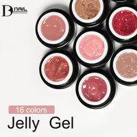 BD usine Extension Gel polonais 16 couleurs gelée vernis effet Offre Spéciale couleurs Gel constructeur vernis OEM/ODM pour salon de manucure