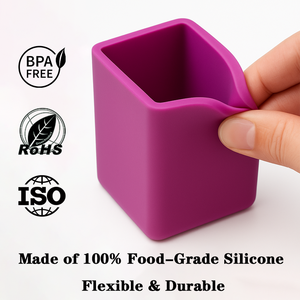 Индивидуальный силиконовый держатель для ручек, Подарочный квадратный органайзер для стола, идеальная корпоративная раздача, без BPA, силиконовая чашка для ручек, печать логотипа - Product Image 3
