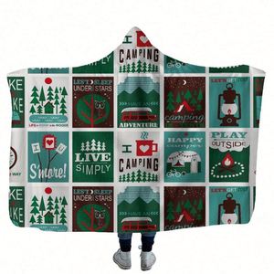 Poncho personnalisé lesté avec photo numérique imprimée, couverture polaire à capuche en flanelle pour enfants - Product Image 4