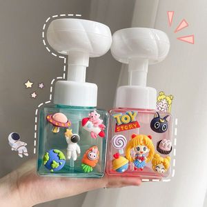Custom Logo 250ml/450ml Empty PET Kids Shampoo &amp; Hand Wash <strong>Sanitizer</strong> Foam Dispenser with PAW Flower Stamp Design Pump <strong>Sprayer</strong> - Product Image 3