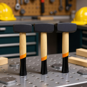 Martillo de masonería al por mayor con mango de madera |   Cabeza de acero con alto contenido de carbono de grado industrial |   Personalización de Logotipo Disponible - Product Image 6